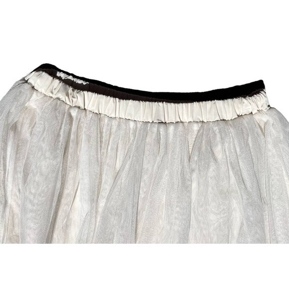 Tulle White‎ Womens Knee Length Skirt Large - Picture 2 of 5